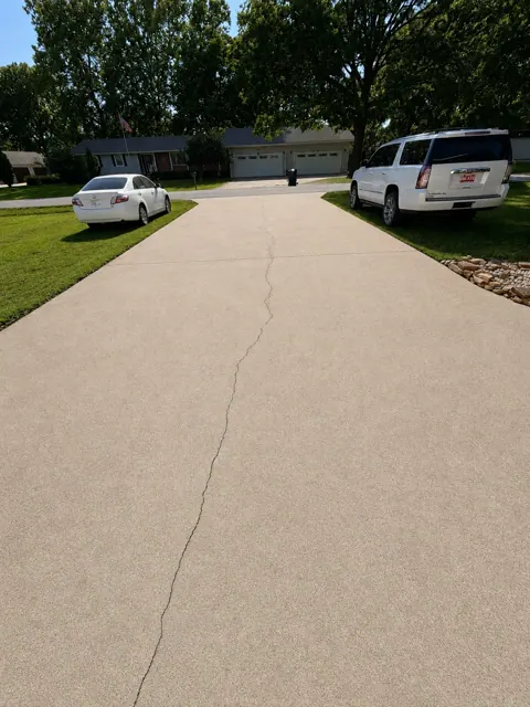 After cleaning — A fresh start for the driveway, Morford’s Pressure Washing