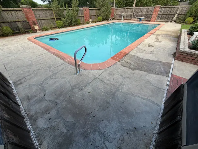 Job detail — Poolside, refreshed, Morford’s Pressure Washing