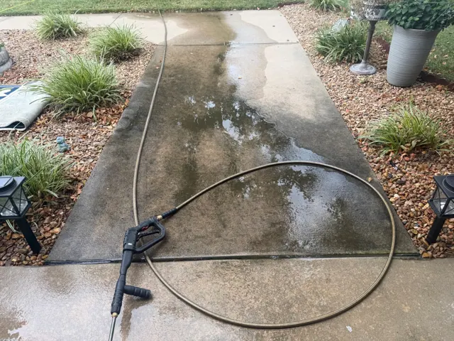 Before cleaning — A cleaner path to the front door, Morford’s Pressure Washing